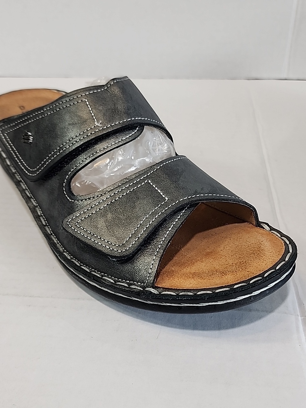 Finn Comfort Jamaica Volcano Pewter Slide Sandals EUR 42 - Picture 13 of 16